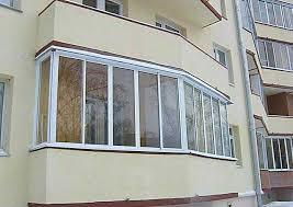 Холодное остекление балкона, косынка 3,2x1,05 Балкон-Плюс