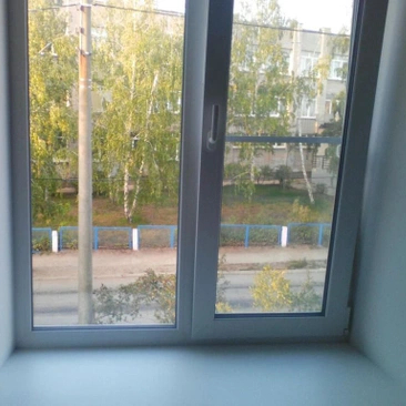 Теплое остекление балкона профилем КБЕ, косынка 3,2x1,05 м Балкон-Плюс
